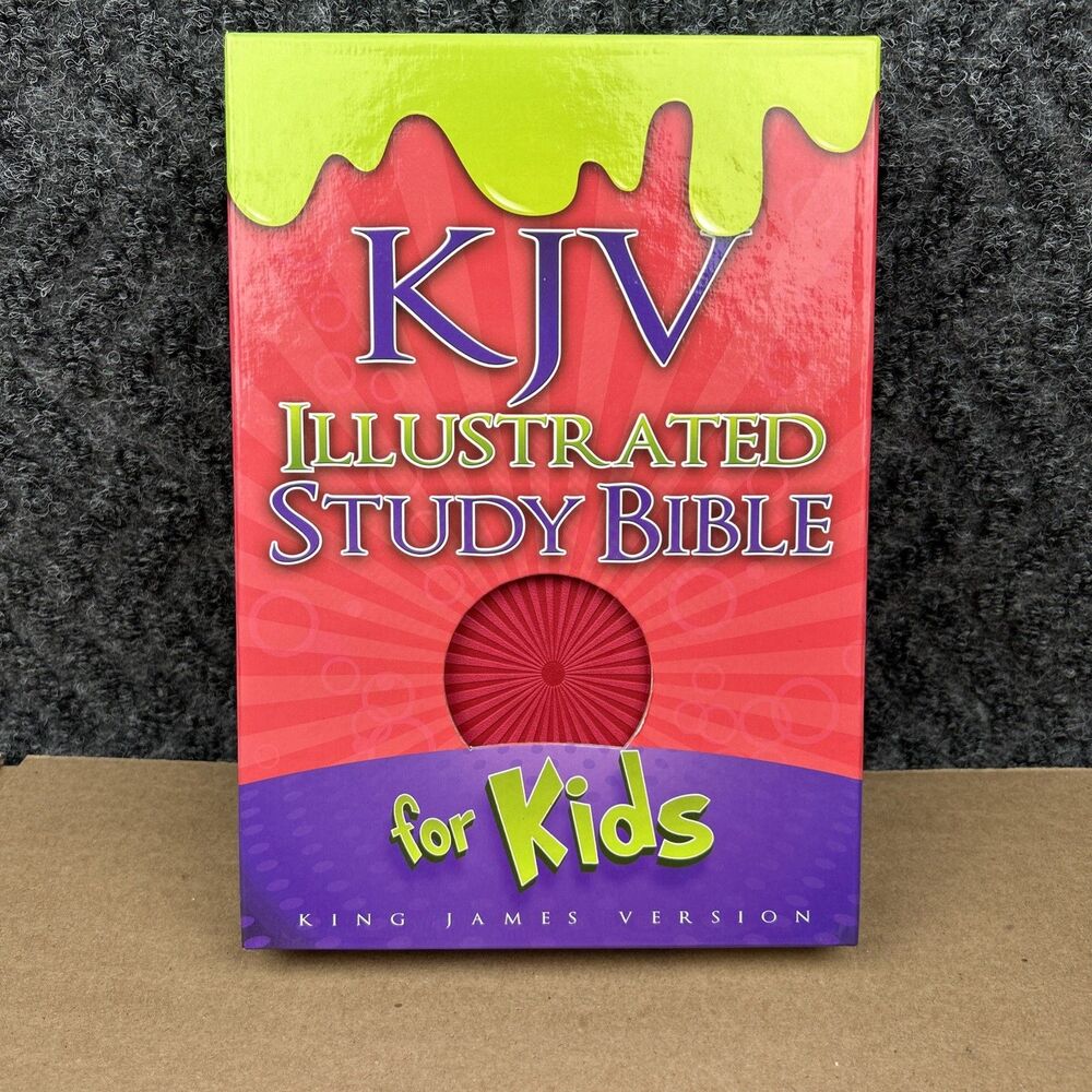 KJV Illustrated Study Bible for Kids/ Pink Simulated Leather